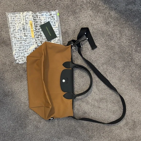 Longchamp Tobacco Le Pliage Energy Small Crossbody Tote NWT - Picture 3 of 7